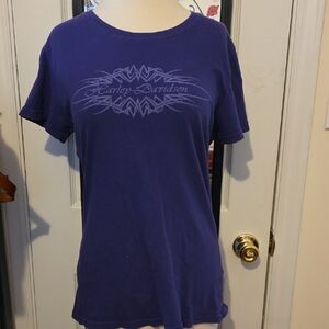 Harley-Davidson Women's Purple Short Sleeve Tee